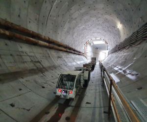 Budowa tunelu pod Świną - kwiecień 2021