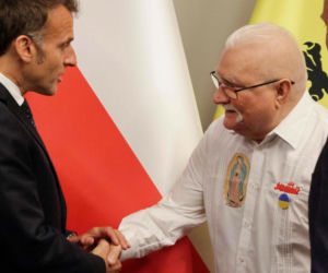 Macron i Wałęsa w Gdańsku. Te zdjęcia mówią więcej niż tysiąc słów