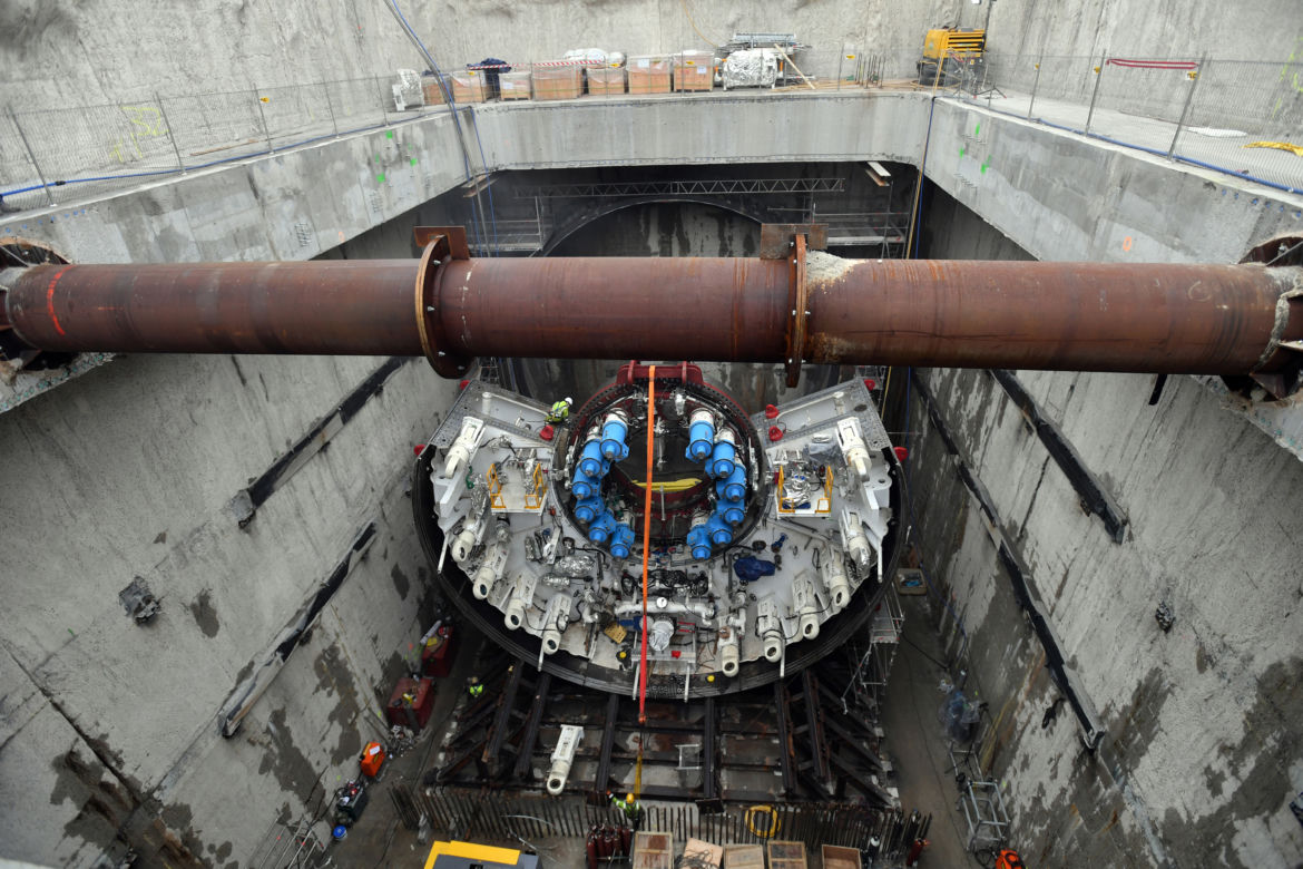 Świnoujście:Budowa tunelu 