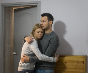 Pierwsza miłość. Jowita (Joanna Opozda), Radek (Mateusz Banasiuk)
