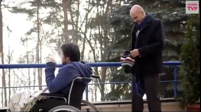 Na dobre i na złe odc. 560. Witek Latoszek (Bartosz Opania), Rafał Konica (Robert Koszucki)