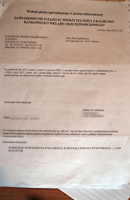 Pan Zdzisław: “Dostałem mandat, bo napoiłem własne świnie”.