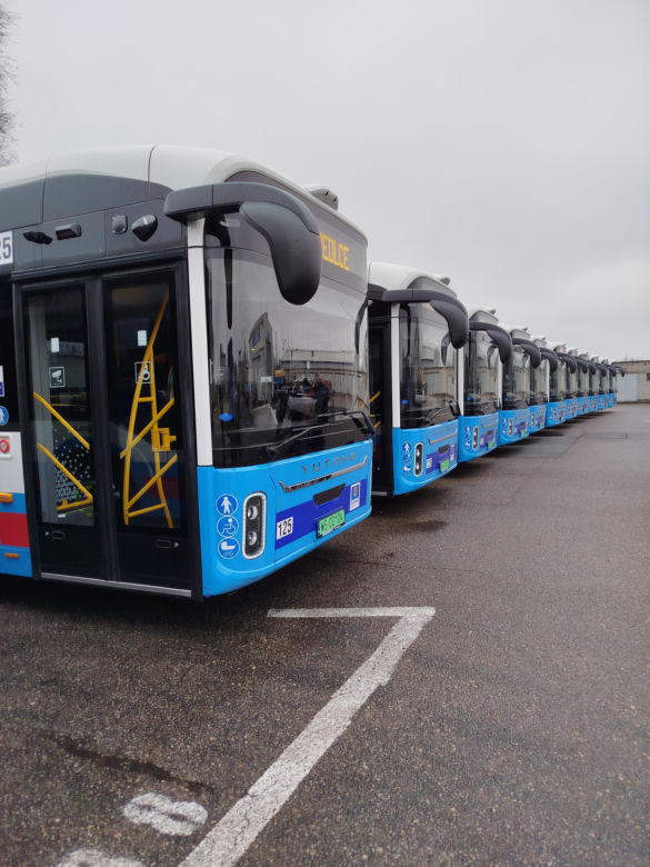 Nowe chińskie autobusy elektryczne marki Yutong w Siedlcach