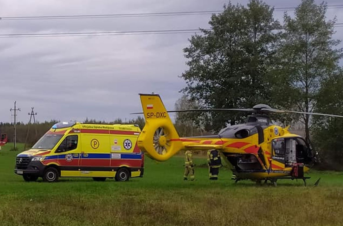 Kombajn ziemniaczany zmiażdżył Wacława. Potworna tragedia pod Garwolinem