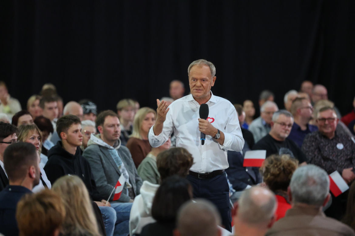 Donald Tusk w Piotrkowie Trybunalskim