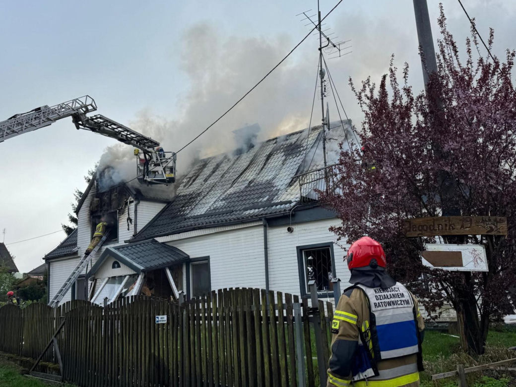 Alarm w Jagodniku. Najpierw wybuch, potem ogień! Są poszkodowani