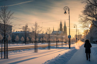 Łódź zamarza. Czy to powtórka z zimy stulecia?