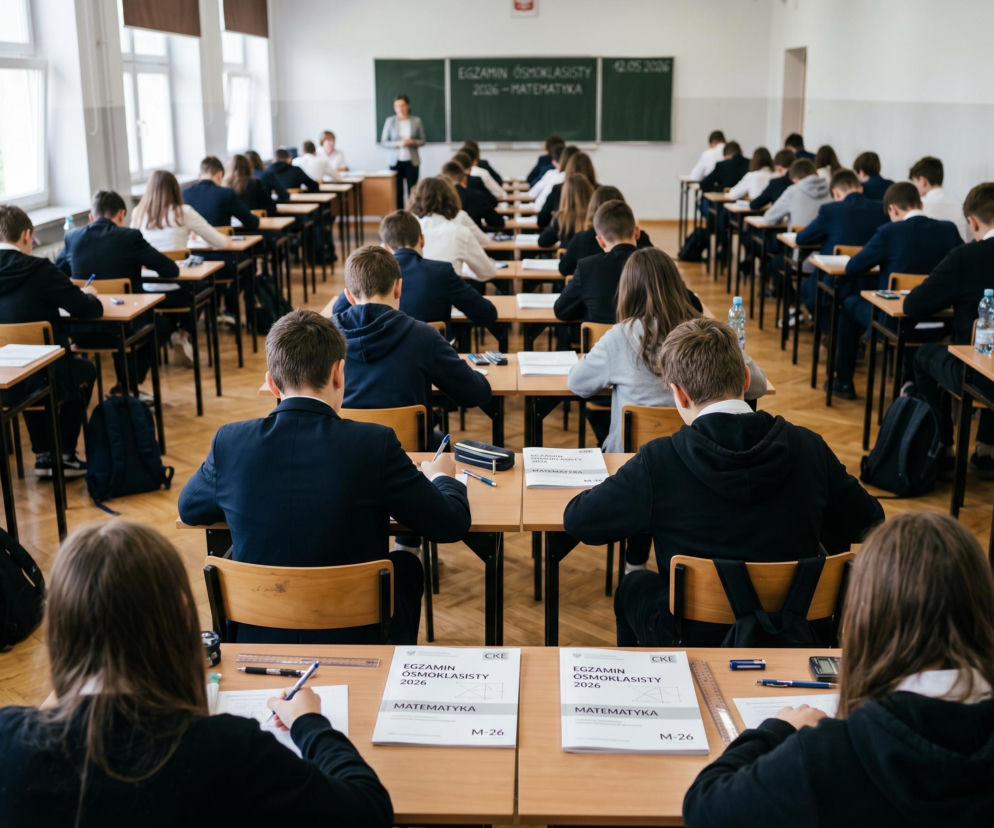 Egzamin ósmoklasisty 2026 matematyka. Arkusze CKE. Zadania z matmy na E8 [12.05.2026]