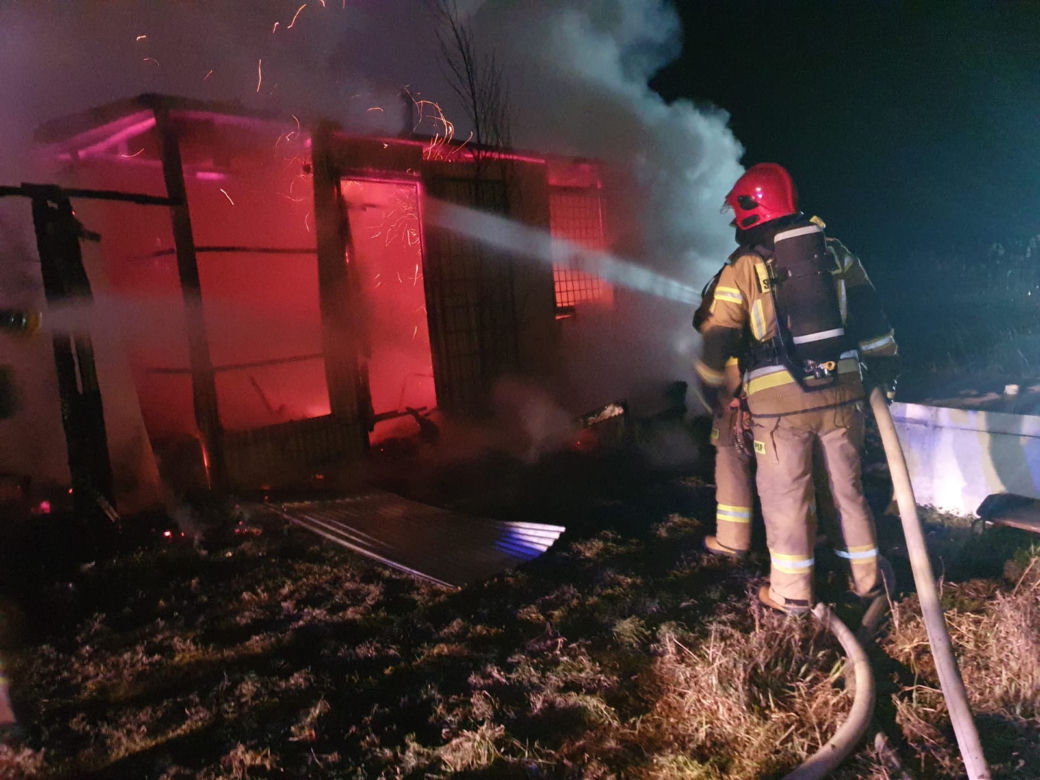 Pożar domu pod Wągrowcem. W środku były zwęglone szczątki psa!