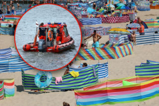 Dramat na plaży w Krynicy Morskiej. 74‑latek utonął podczas kąpieli w Bałtyku