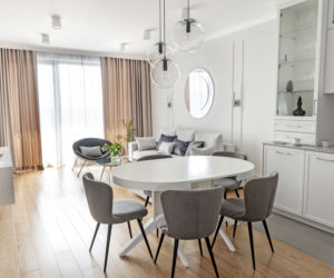  75-metrowe mieszkanie w stylu modern classic
