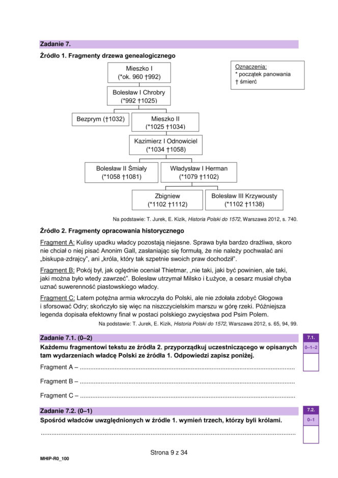 Próbna matura 2026 z historii: Arkusze CKE, pytania i odpowiedzi [14.01.2026]