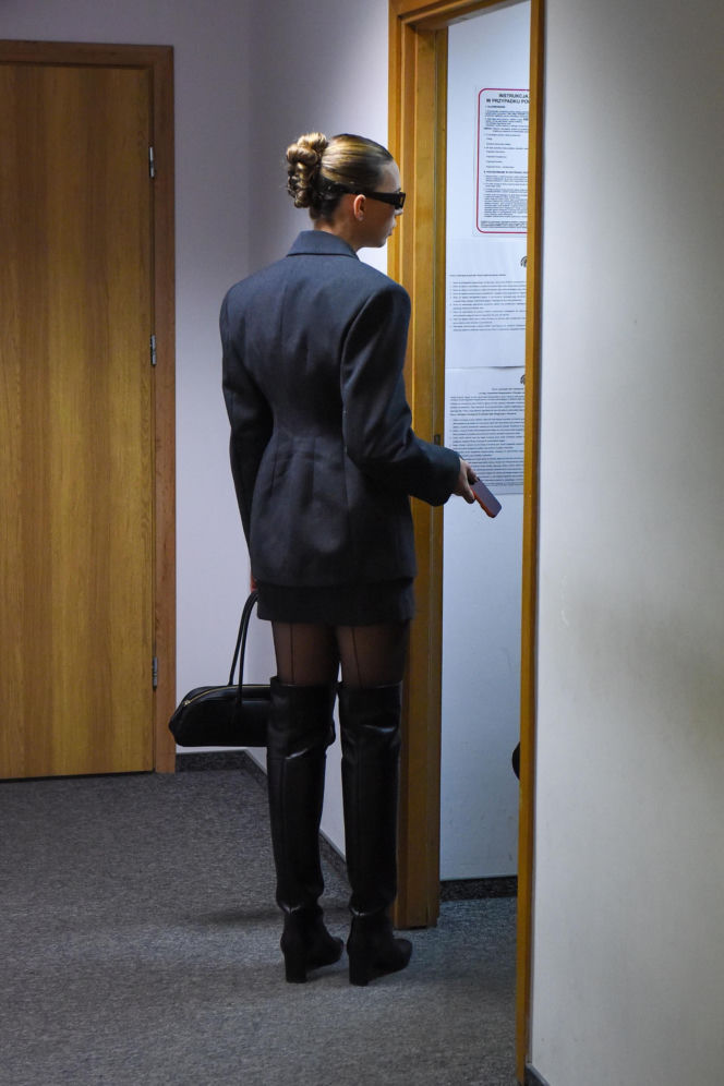 Sandra Kubicka i Aleksander Baron na drugiej rozprawie rozwodowej