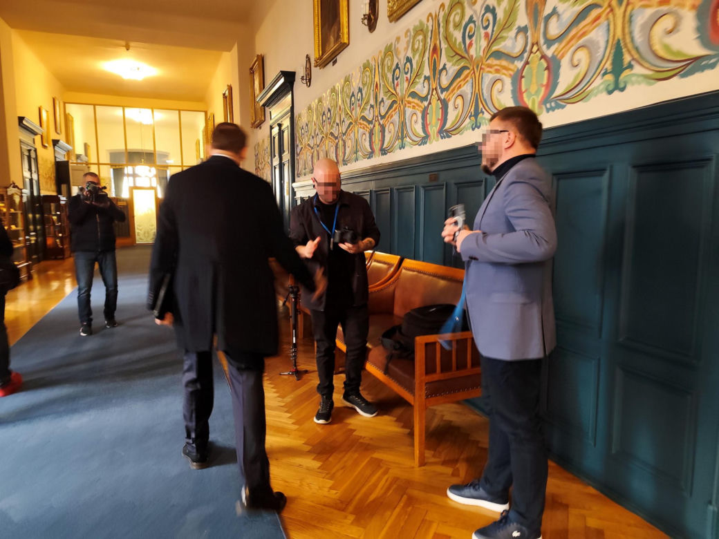 Pierwszy dzień w pracy nowego prezydenta Krakowa Łukasza Gibały