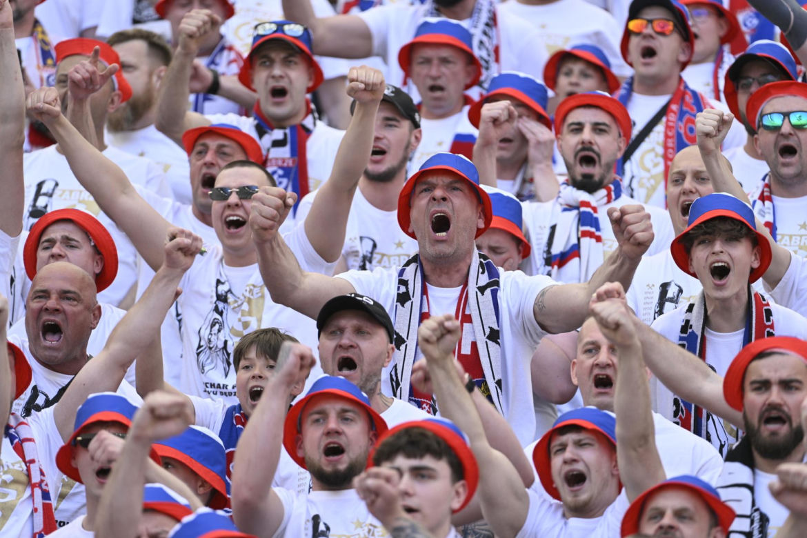 Kibice na finale Pucharu Polski: Górnik - Raków