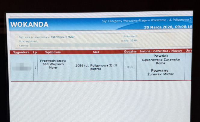 Rozwód Gąsiorowskiej i Żurawskiego w toku! Aktor czekał pod salą z kubkiem w ręku