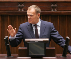 Awantura w Sejmie. Premier Donald Tusk 