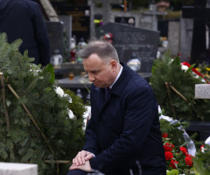 12. rocznica katastrofy smoleńskiej. Uroczystości na Powązkach Wojskowych
