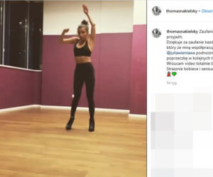 Julia Wieniawa ćwiczy do Tańca z gwiazdami
