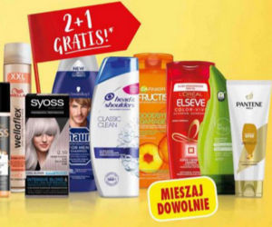 kosmetyki do włosów 2+1 gratis
