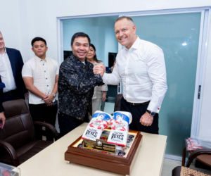 Karol Nawrocki i Manny Pacquiao