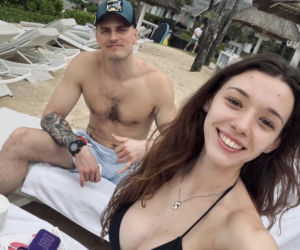 Zuzanna Górecka i Zbigniew Bartman na Mauritiusie