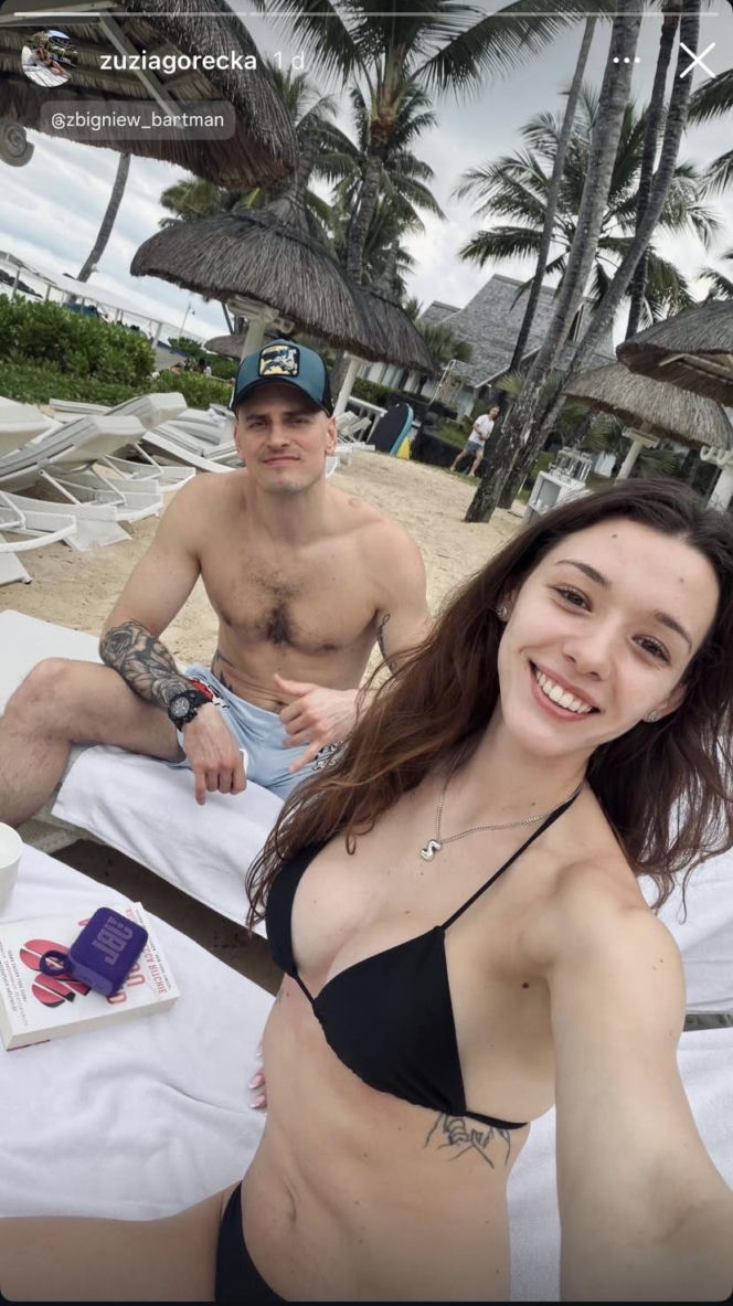 Zuzanna Górecka i Zbigniew Bartman na Mauritiusie