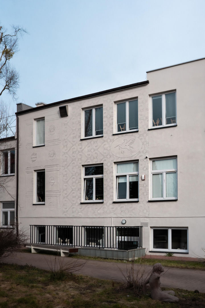 Słupsk - Fasada Liceum Sztuk Plastycznych