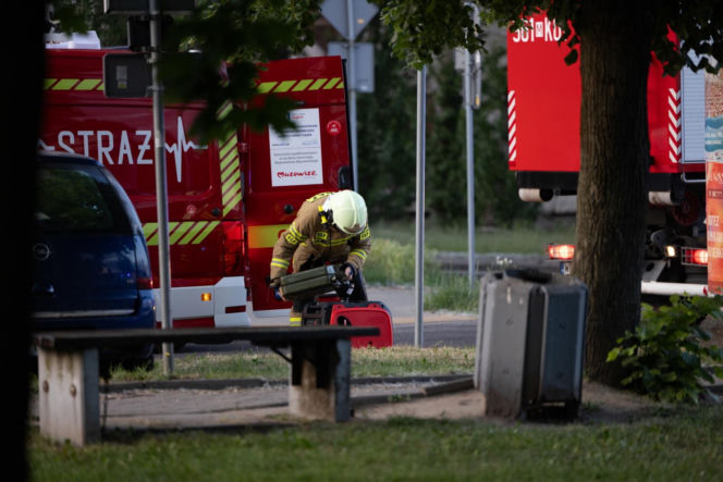 Wielki pożar w Płocku (1.06.2026)