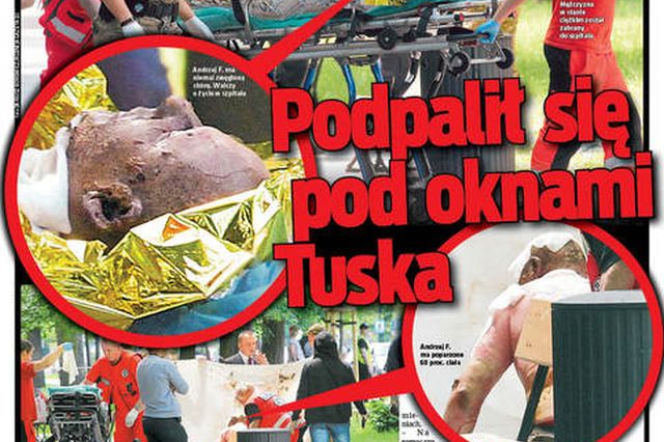 Andrzej F., podpalenie, samobójca