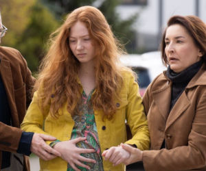 Na dobre i na złe, odcinek 817. Ula (Zuzanna Mikołajczyk), Lusia (Katarzyna Strączek), Marek (Sebastian Grek)