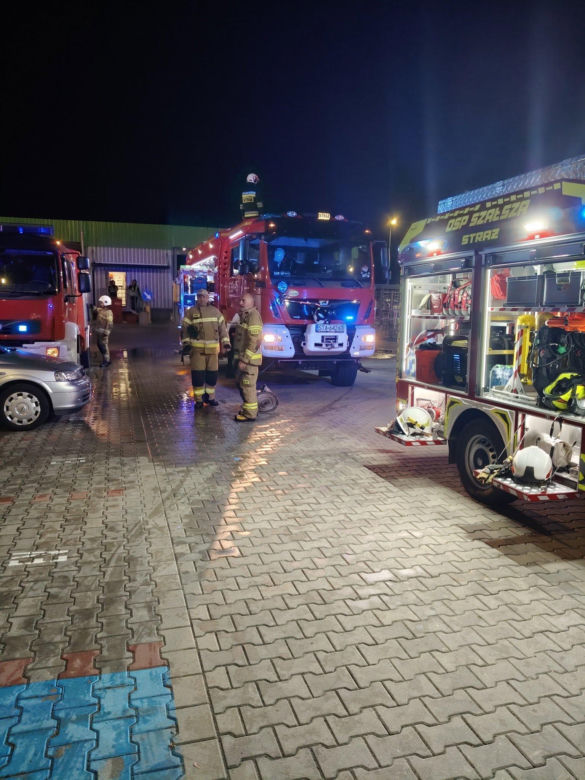 Pożar centrum dystrybucyjnego Żabki