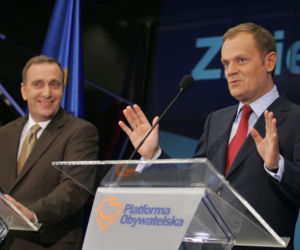 Donald Tusk i Grzegorz Schetyna