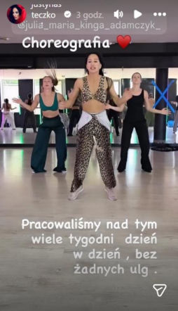 Steczkowska na próbach przed Opolem