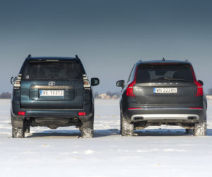Volvo XC90 B5 AWD 8AT Inscription vs. Toyota Land Cruiser 2.8 D-4D AWD 6AT Executive