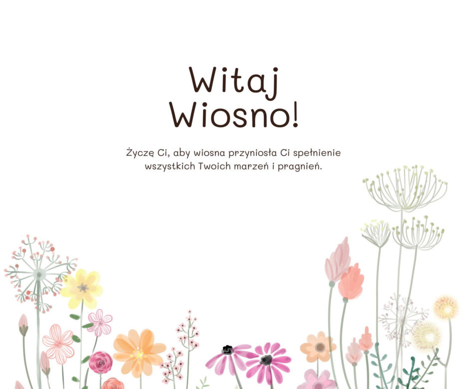 Piękne kartki na pierwszy dzień wiosny!