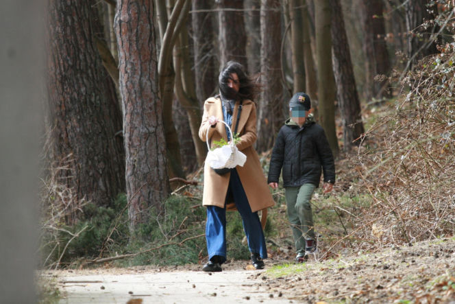 Marta Kaczyńska ze święconką