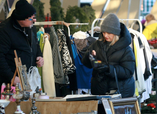 Małgorzata Tusk na przedświątecznych zakupach