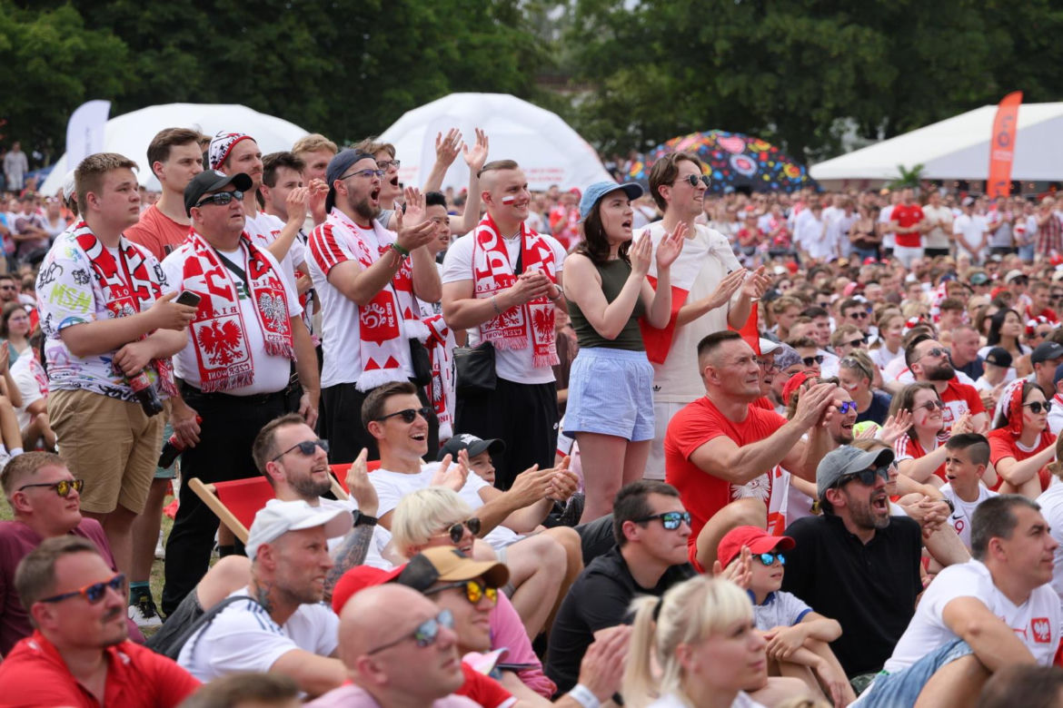 Warszawska Strefa Kibica na Euro 2024 - mecz Polska-Holandia