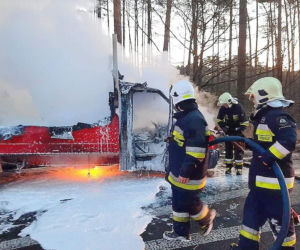 Zobaczcie jak przebiegała akcja strażaków. 