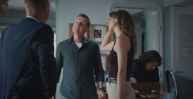 M jak miłość odc. 1897. Franka (Dominika Kachlik), Paweł (Rafał Mroczek), Piotrek (Marcin Mroczek)