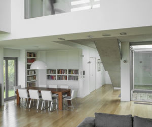 Projekt wnętrz domu w stylu minimalistycznym