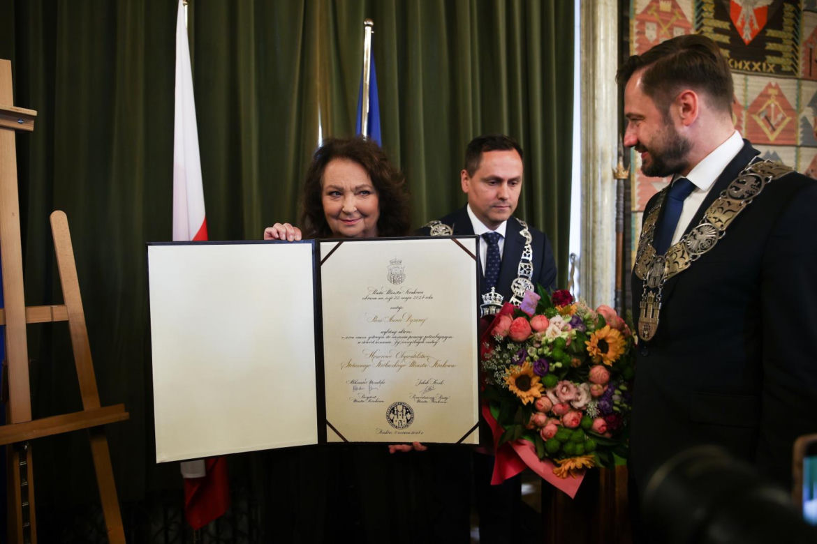 Anna Dymna otrzymała honorowe obywatelstwo