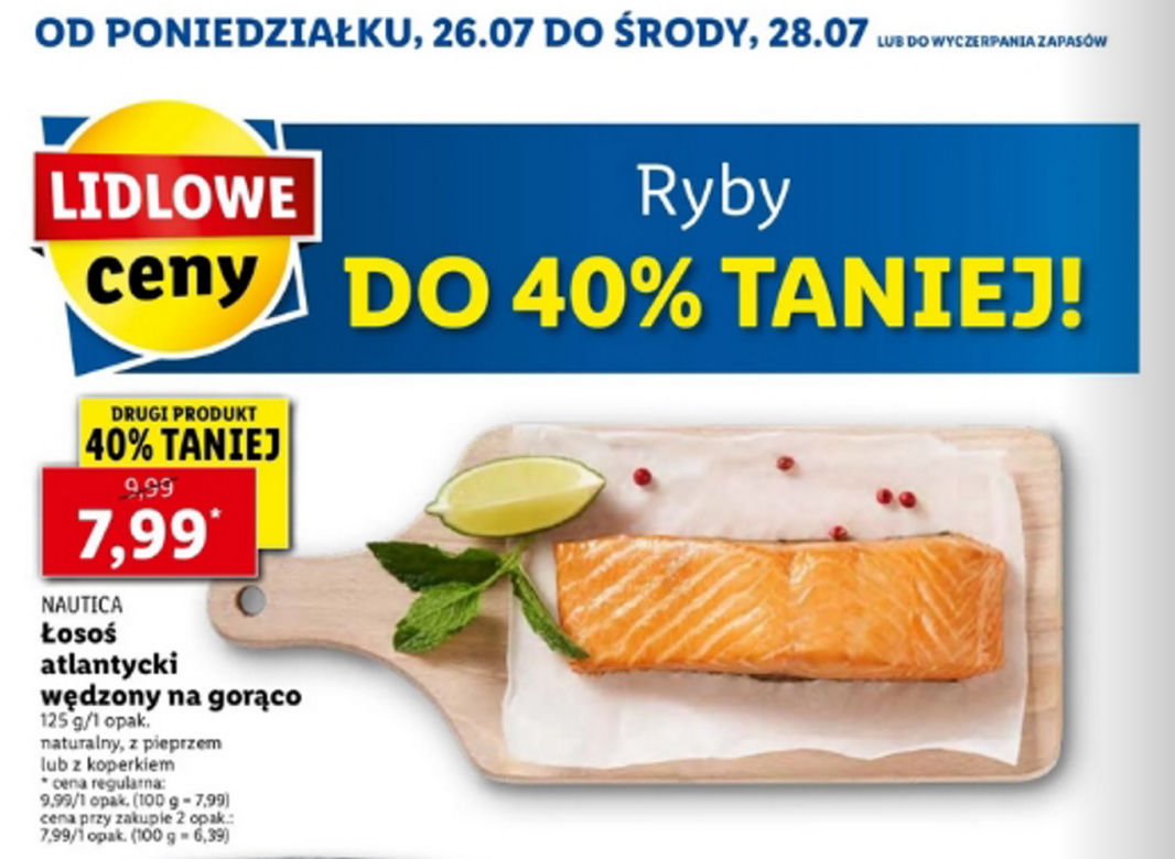 Tani łosoś wędzony na gorąco 