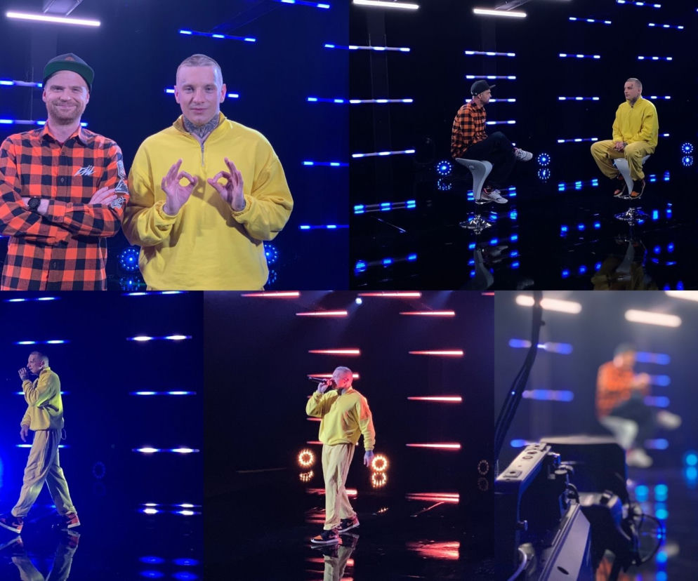 Smolasty zaśpiewał wielkie hity w ESKA Live. Zobaczcie zdjęcia z planu