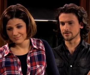 Pierwsza miłość. Kinga (Aleksandra Zienkiewicz), Adam (Marcin Krajewski)