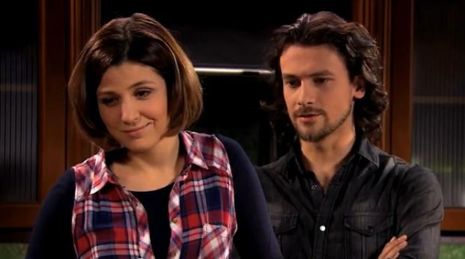 Pierwsza miłość. Kinga (Aleksandra Zienkiewicz), Adam (Marcin Krajewski)
