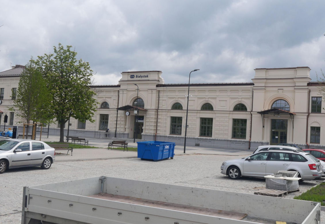 Białystok. Dworzec PKP po renowacji odzyskał dawny blask