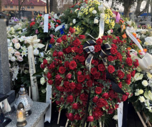 Pogrzeb braci, którzy zginęli w katastrofie śmigłowca pod Rzeszowem