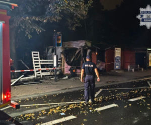 23-latek zatrzymany po pożarze targowiska w Katowicach. Policja bada sprawę